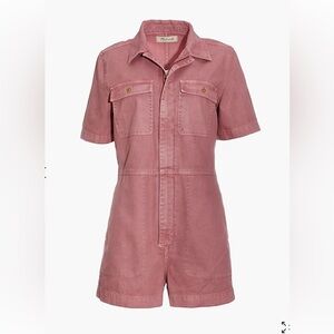 Madewell Garment-Dyed Coverall Romper